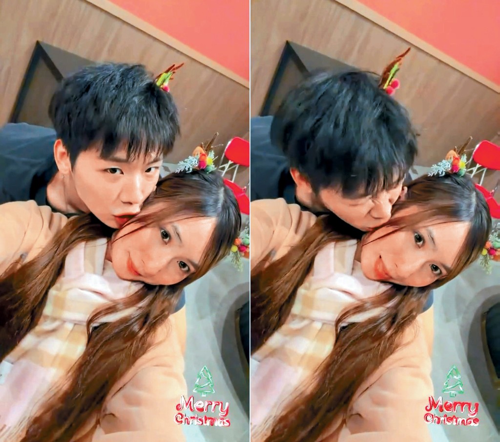 钟柔美前晚疑错手晒出与刘展霆的肉紧啜面图，之后急删相。