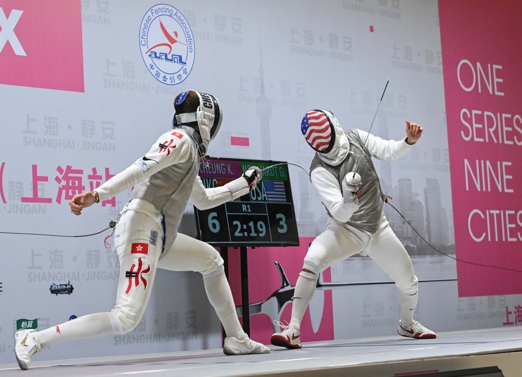 张家朗在上海大奖赛夺金，状态大勇。 国际剑联图片