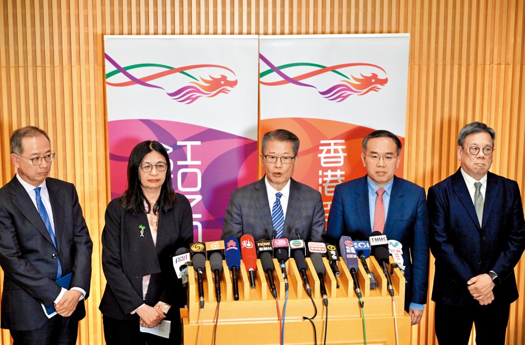陳茂波指,美國關稅措施未來一段時間將無可避免引發更為波動的資金流動,呼籲市民在投資時最好風險管理、量力而為。