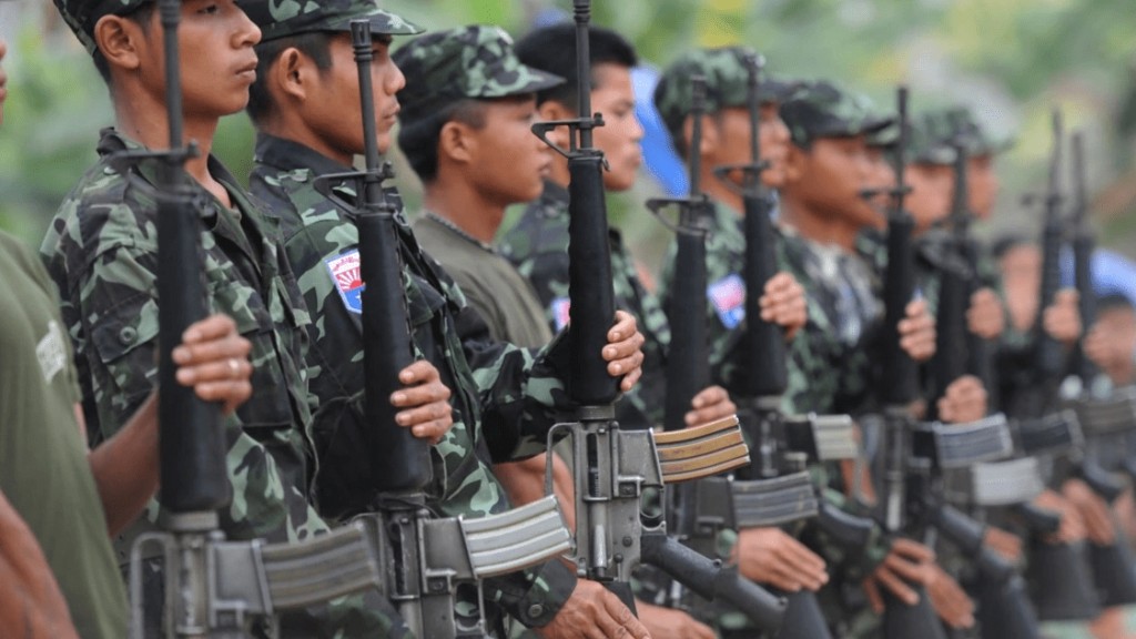 緬北的地方武裝。