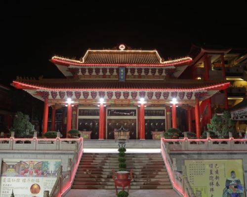 蓬瀛仙館90周年,首辦新春獻頭香。