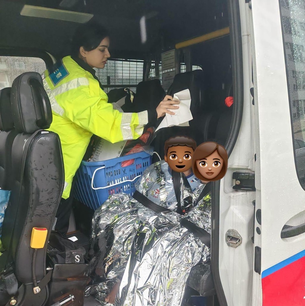 元朗警區處理多宗水浸報告。fb:元朗警區 元朗警區處理多宗水浸報告。fb:元朗警區