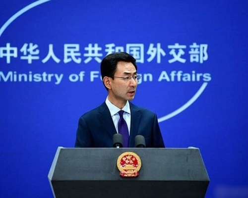 耿爽回應美國早前表示不會派任何高級代表參加上海進博會。　網圖