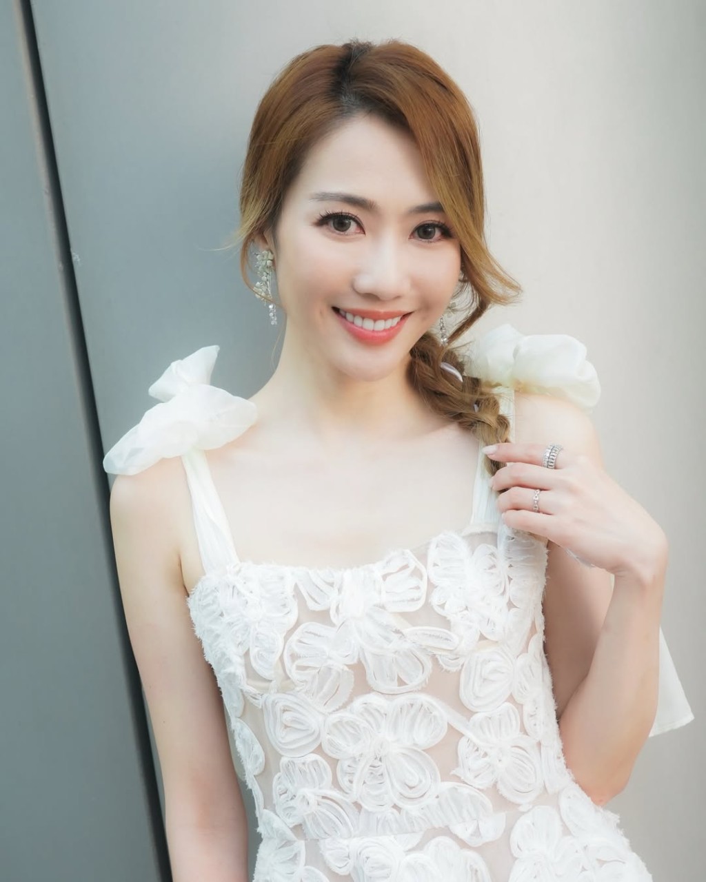 阮嘉敏表示自己未達頂流級數。 阮嘉敏表示自己未達頂流級數。