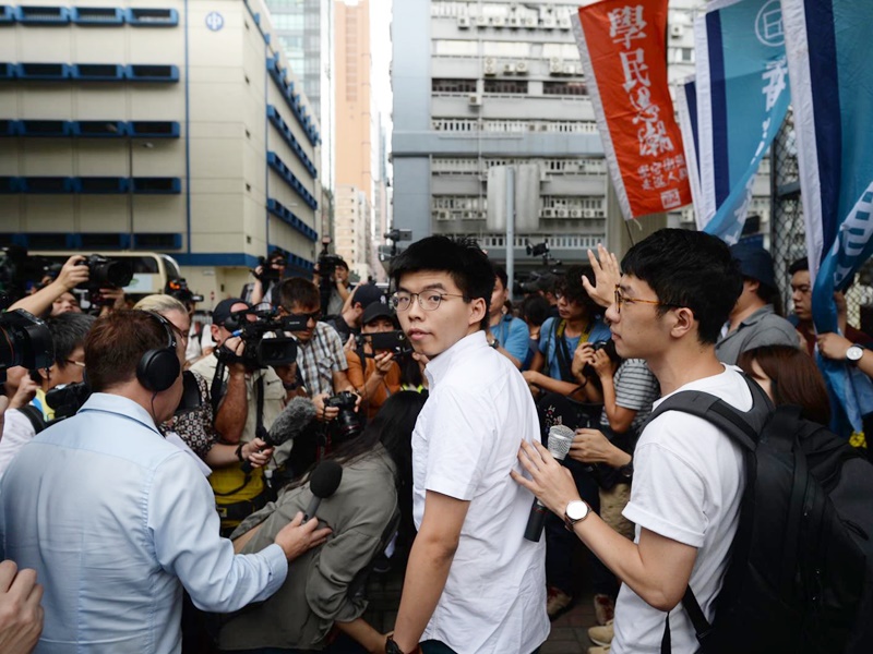黃之鋒要求政府撤回《逃犯條例》修訂。