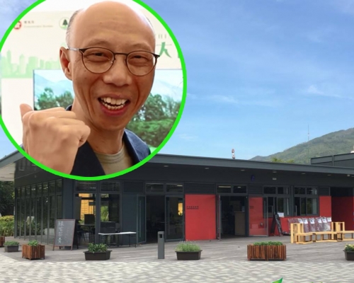 環境局局長黃錦星(小圖)。資料圖片及「綠在葵青」FB圖
