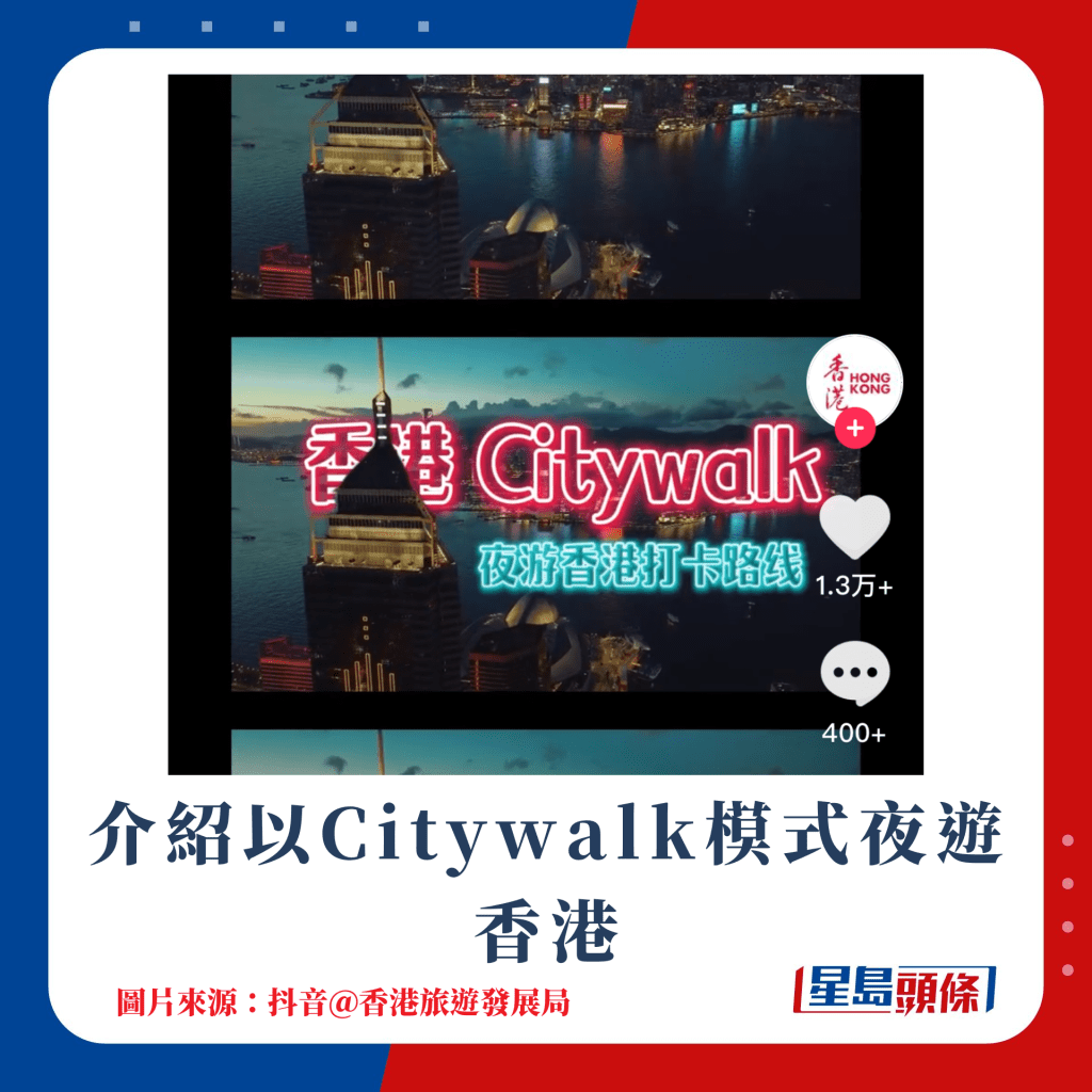 介紹以Citywalk模式夜遊香港