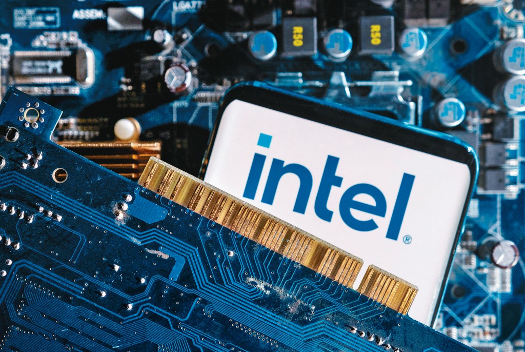 截至本周一，英特爾（Intel，INTC）今年累升250%。