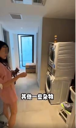 港漂靚媽月租6位數的香港星級豪宅地庫設工人房，擺設其他雜物。