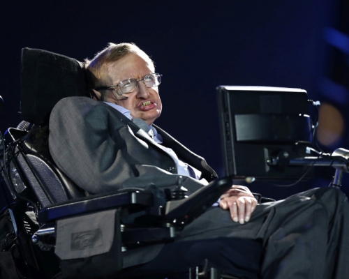 霍金忧虑「基因改造人」带来威胁。AP