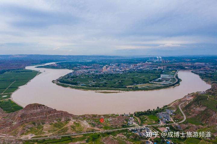 陕西黄河第一湾曾经的黄色河流。