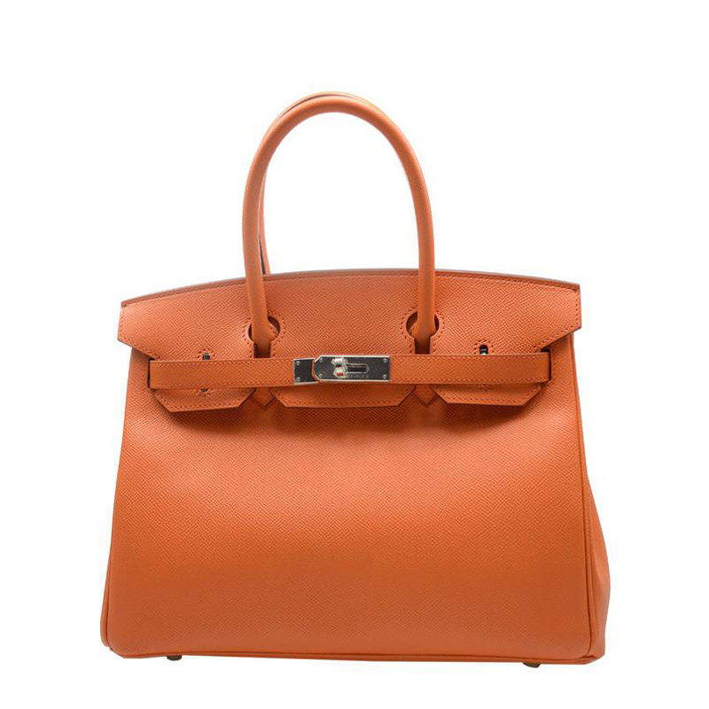 橙色Hermès Birkin 30，网上售价约14.8万港元。