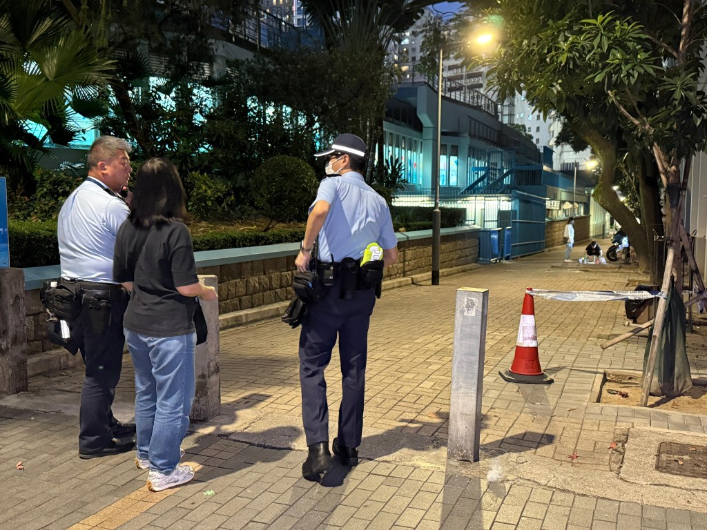 現場為摩理臣山游泳池旁的後巷。 現場為摩理臣山游泳池旁的後巷。
