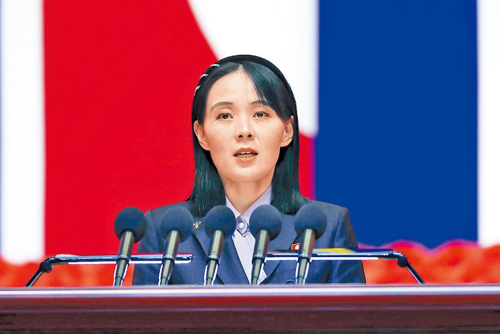 金正恩的胞妹金與正。