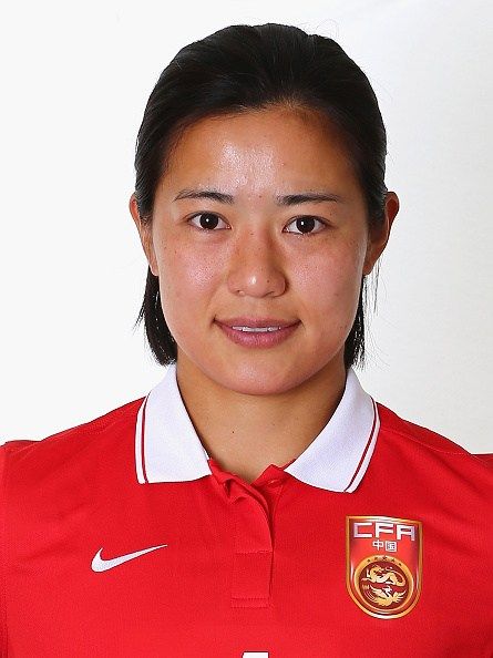 中國女足球員李佳悅。