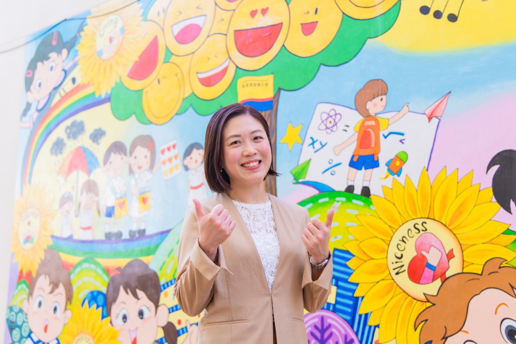 保良局錦泰小學吳嘉慧校長（圖：李沃濤）