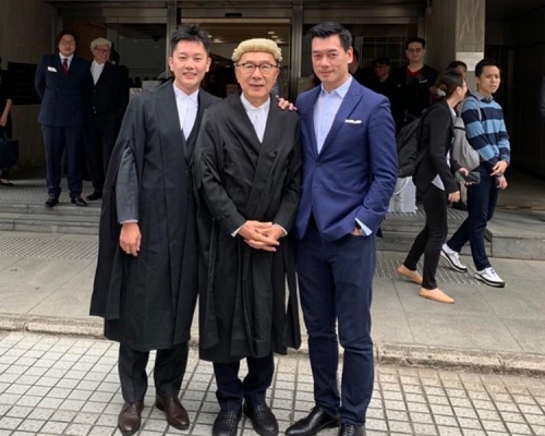 左起：清晞誦、清洪、清洪契仔巫翊鳴Xuan。徐曉伊攝
