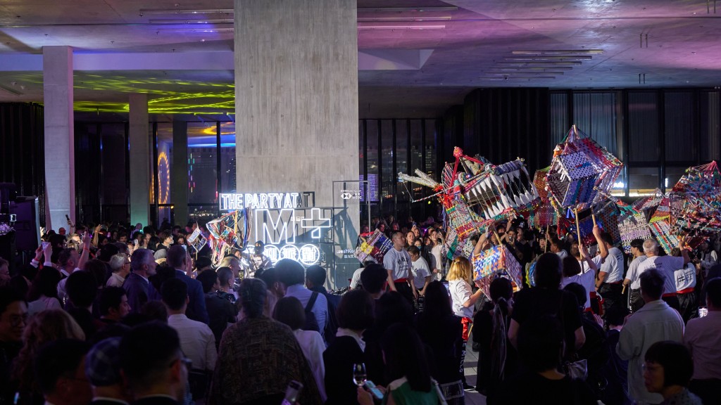 M+去年在香港藝術周舉行派對，邀請來自世界各地約三千名賓客出席及參與。