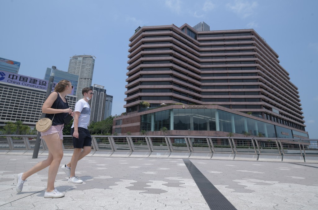  洲際酒店於2020年關閉進行大翻新。資料圖片