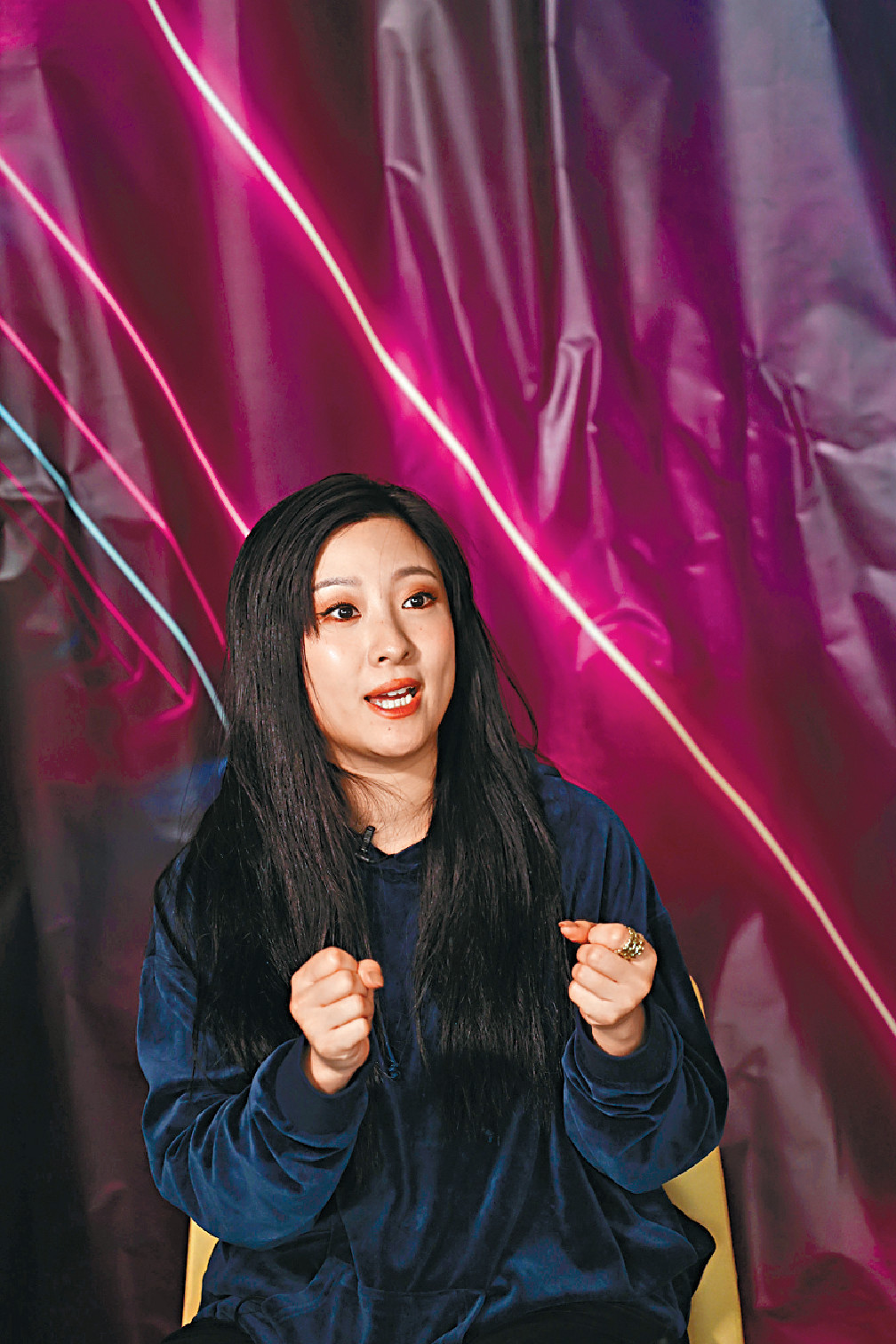 被迫反擊 ■Winkie形容自己處於懸崖邊，自言本性善良嘅佢迫於反擊。