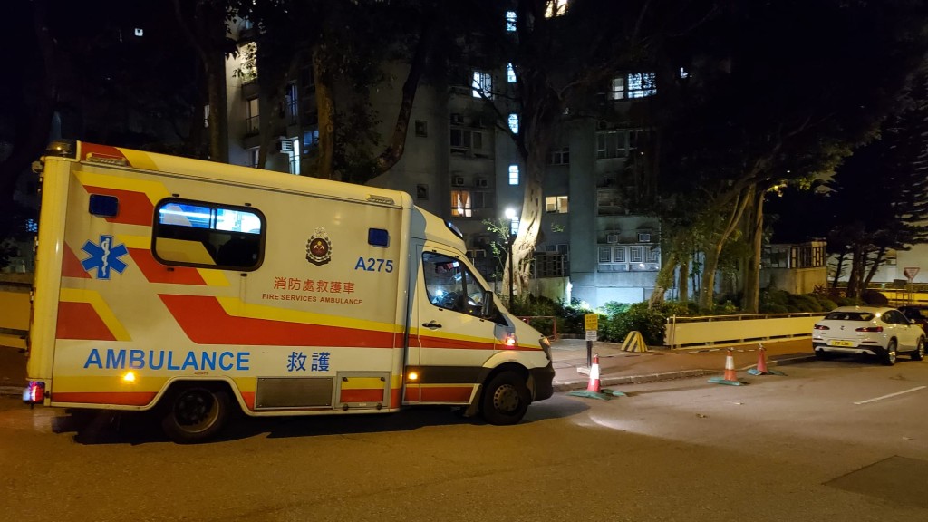 一名男子於畢架山花園的高處墮下,當場死亡。