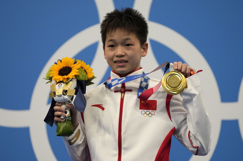 全紅嬋是伏明霞之後，中國跳水隊歷來第二年輕的奧運金牌得主。Reuters