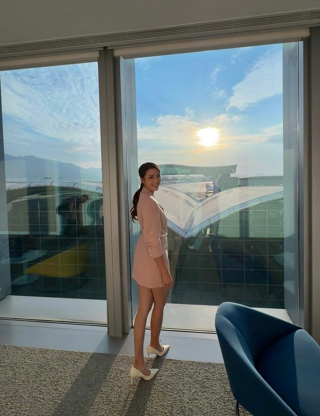 劉穎鏇忙於拍攝《飛常日誌2》。 劉穎鏇忙於拍攝《飛常日誌2》。