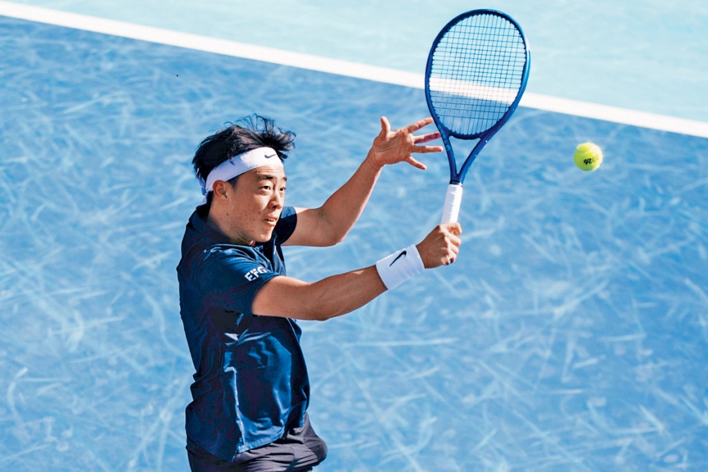 香港網球「一哥」黃澤林不敵布洛克，無緣4強。