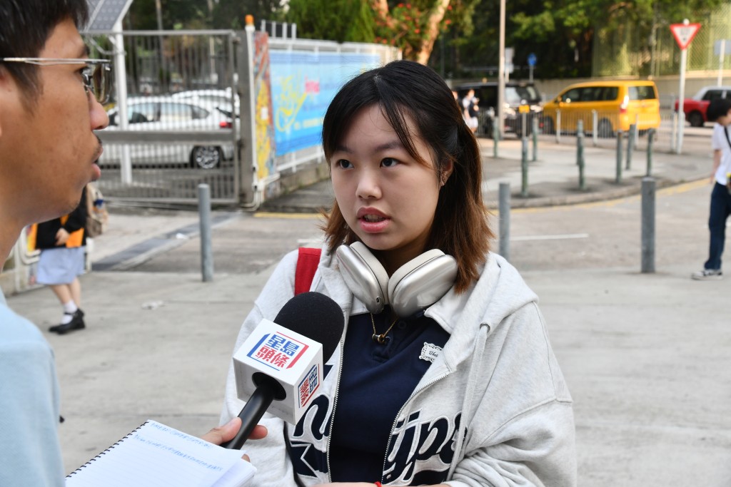 本身已是大學生的鄭同學，在今年重考中文及視藝，希望能「雪恥」。何健勇攝