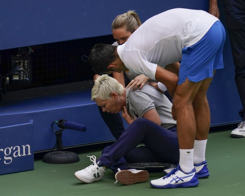 杜高域曾误中司线员。AP资料图片