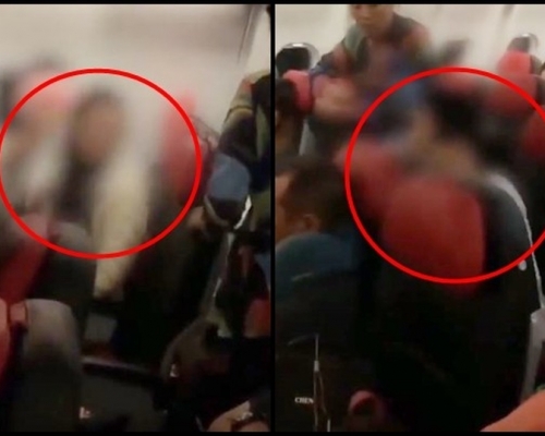 乘客因孩子哭鬧聲，隔空喊話「管好」，沒想到竟遭到對方回嗆。（網圖）
