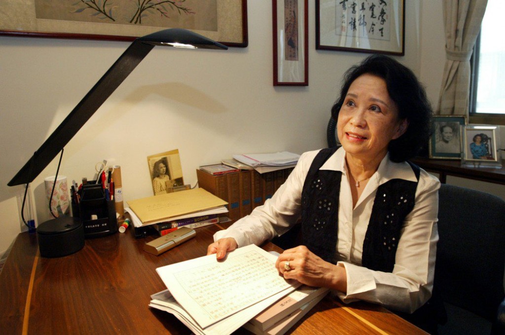 林文月是台灣歷史學家連橫外孫女，國民黨前主席連戰表姐。