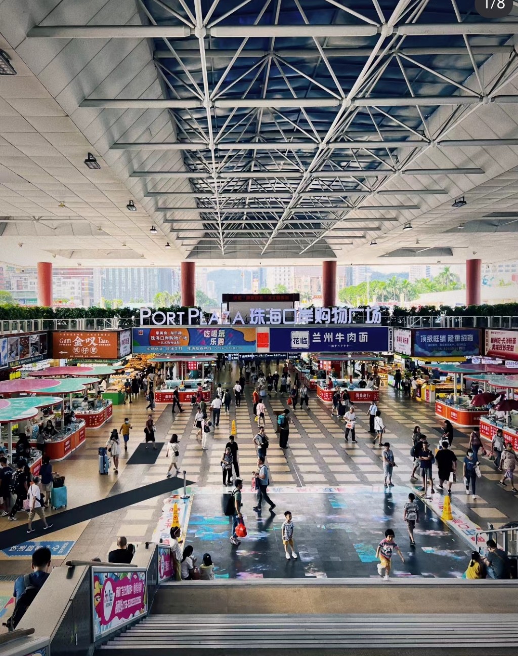 珠海好去處2024 | 8. 珠海口岸購物廣場（圖片來源：小紅書＠Locochu!）