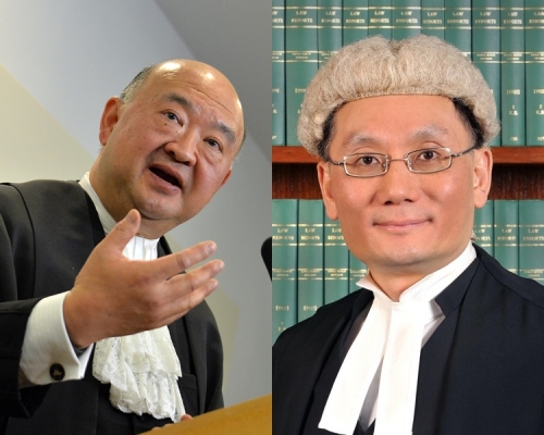 終審法院首席法官馬道立(左);高院首席法官張舉能(右)。 資料圖片