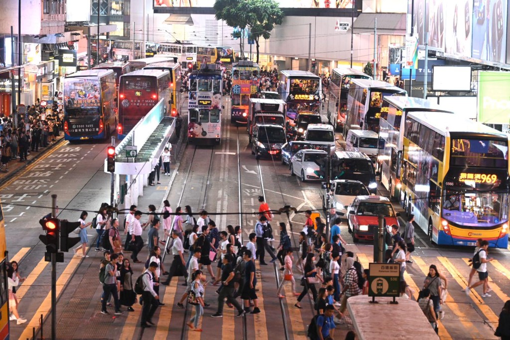 多區路面交通擠塞