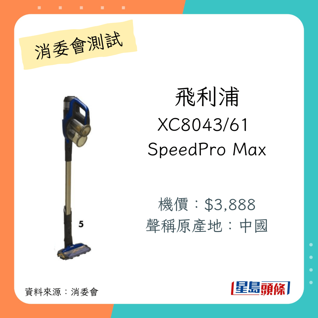 在消委會測試中,總評分良好而售價較低的直立式吸塵機型號