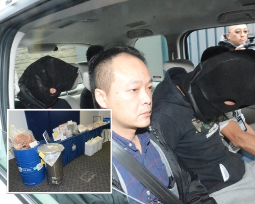 警方早前拘捕4名被告。 資料圖片