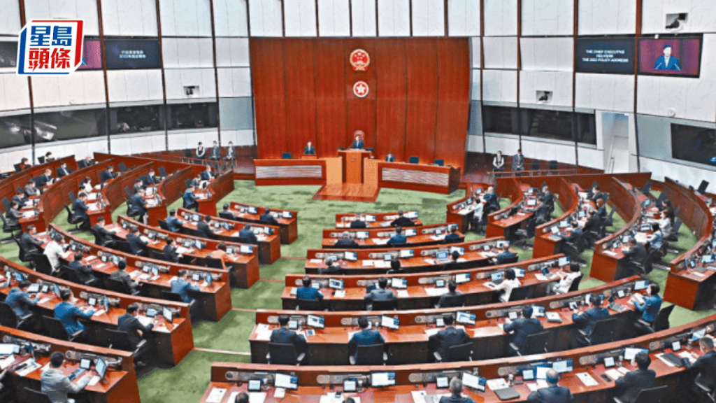 立法會辯論施政報告致謝議案 。資料圖片