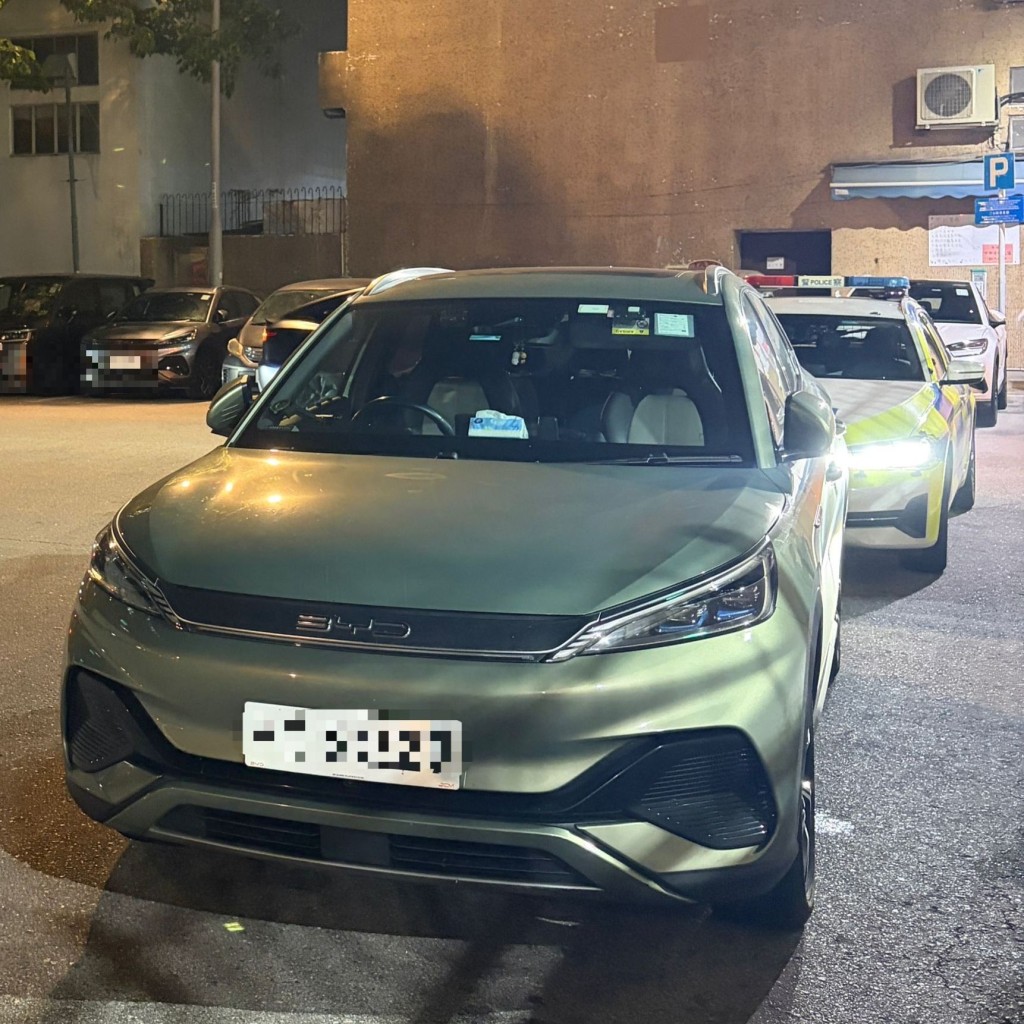 涉案私家車。