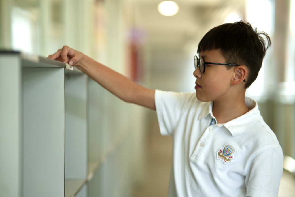 梁太指未来会让儿子按个人兴趣学习数学。刘骏轩摄