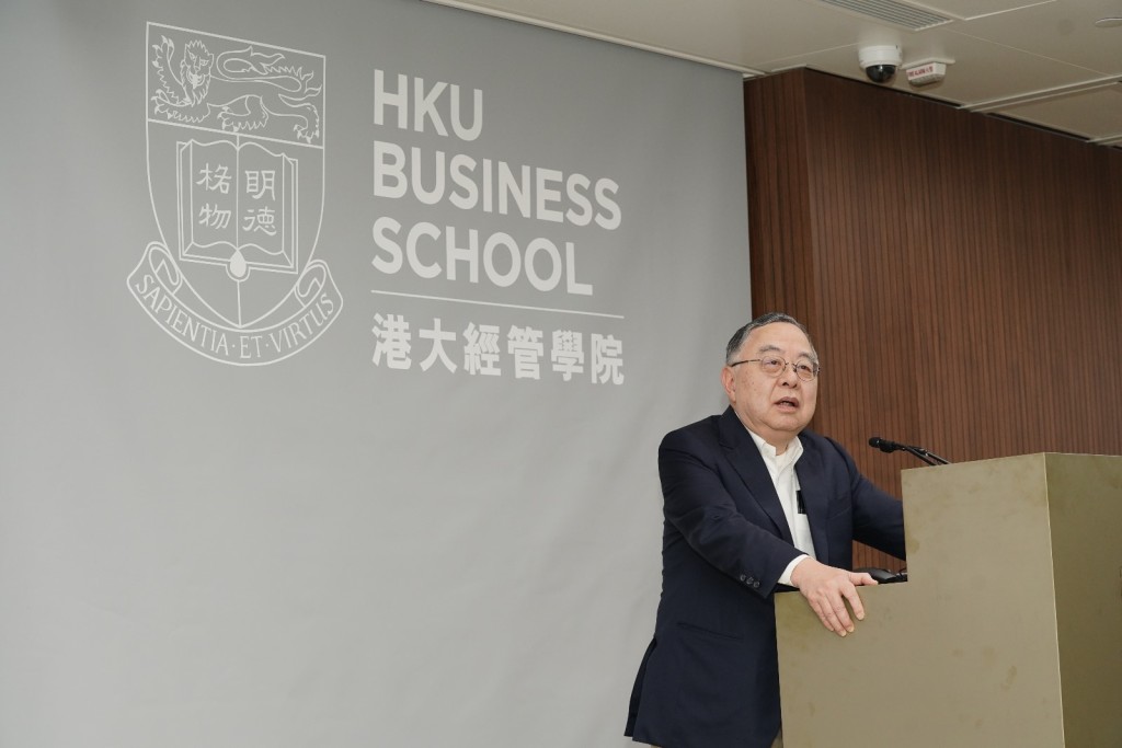 恒隆地產董事長陳啟宗先生擔任專題演講嘉賓。香港大學提供