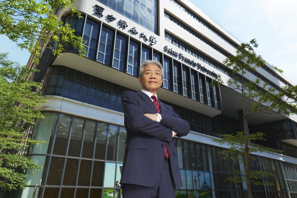 張仁良於去年9月15日出任聖方濟各大學校長。圖片聖方濟各大學提供