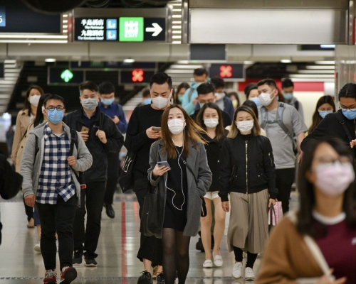 港鐵指今年首季載客量按年下跌約四成。 資料圖片
