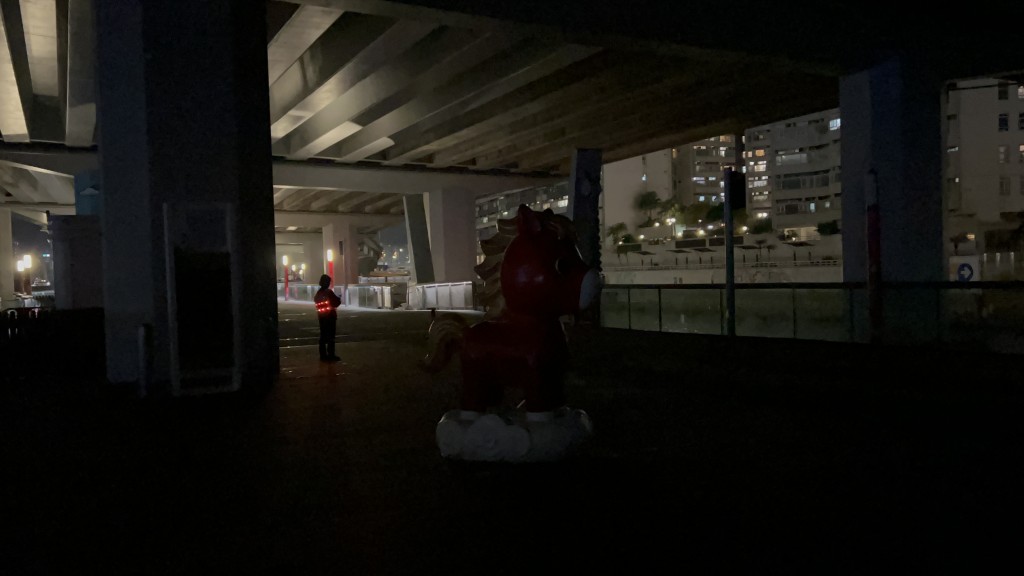 東岸板道今日發生停電。