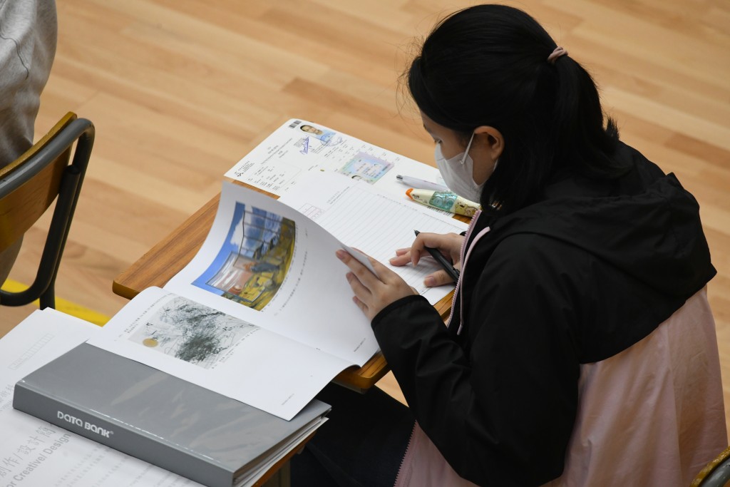 試卷內容方面，試題包括要求考生比較日本藝術家村上隆作品《花》與明代畫家陳洪綬的《玉堂柱石》的形式及表現，並詮釋及評價兩幅作品。