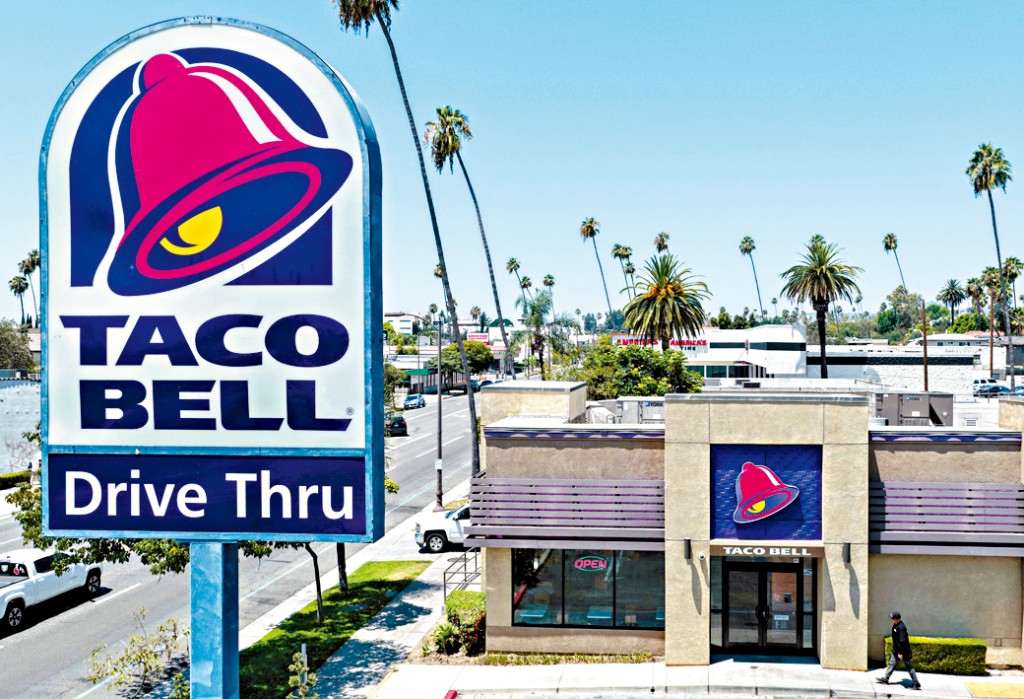 捲入美國腹瀉寄生蟲疫情的Taco Bell連鎖餐廳。 