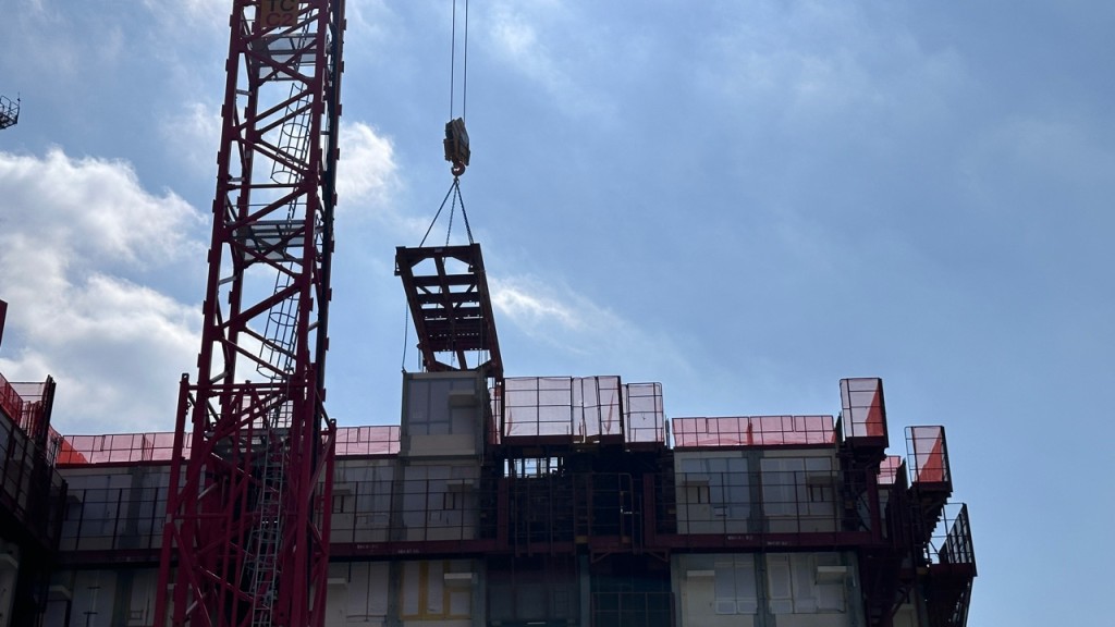 龍鼓灘填海區南面預留約47公頃發展先進建造業,如設置「組裝合成」建築法。資料圖片 龍鼓灘填海區南面預留約47公頃發展先進建造業,如設置「組裝合成」建築法。資料圖片