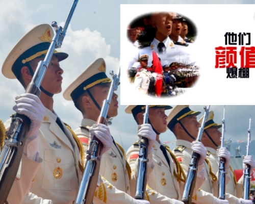 駐香港解放軍開微博帳號 。