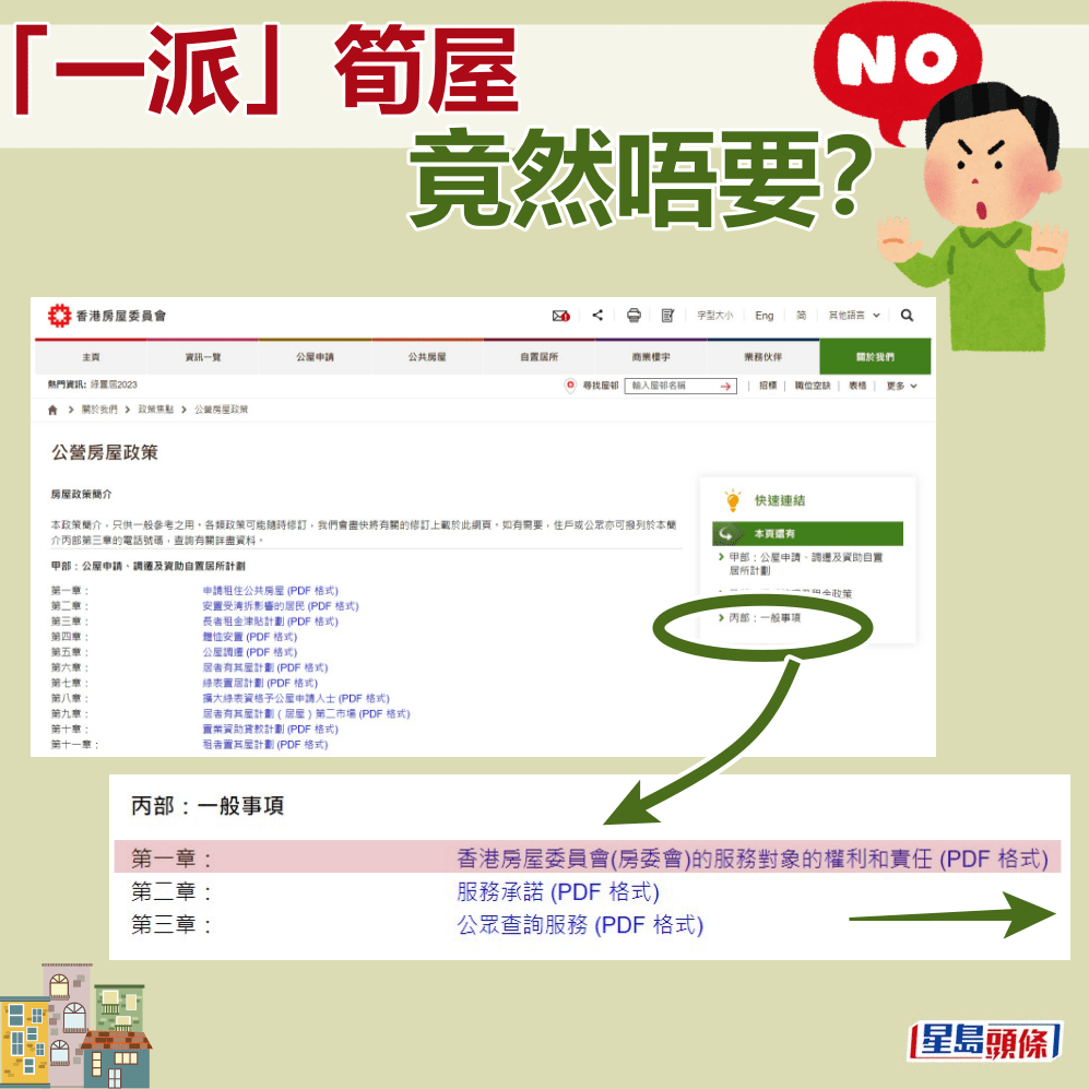 文件提到公屋申請人於編配房屋時可享最多3次機會。房署網頁截圖 文件提到公屋申請人於編配房屋時可享最多3次機會。房署網頁截圖