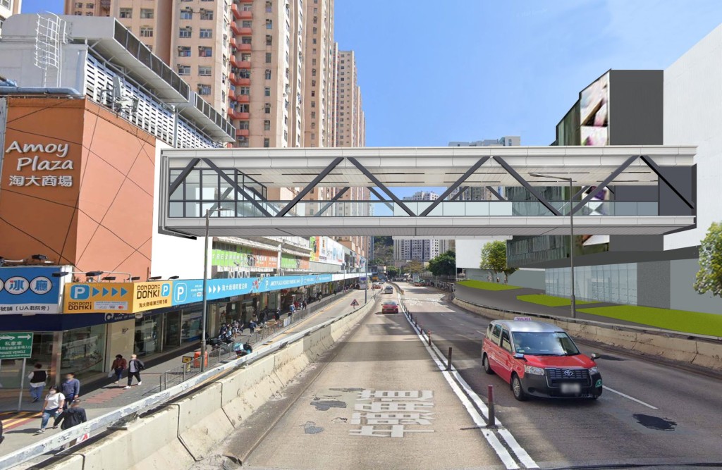 圖示連接淘大花園至東九文化中心項目的效果圖,由私營機構提供,僅供參考。甯漢豪網誌 圖示連接淘大花園至東九文化中心項目的效果圖,由私營機構提供,僅供參考。甯漢豪網誌
